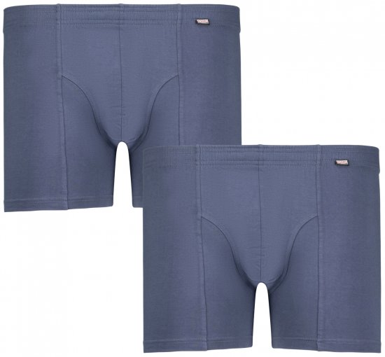 Adamo Jack Boxer shorts 2-pack Denim Blue - Spodnje perilo & kopalne hlače - Moško Spodnje Perilo za močnejše postave