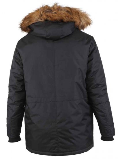 D555 Lovett Parka Black - Jakne - Moške bunde za Močnejše Postave
