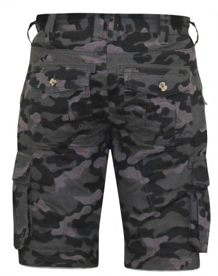 D555 ZAVIER Camo Cotton Cargo Shorts - Kratke hlače - Moške Kratke Hlače za Močnejše Postave