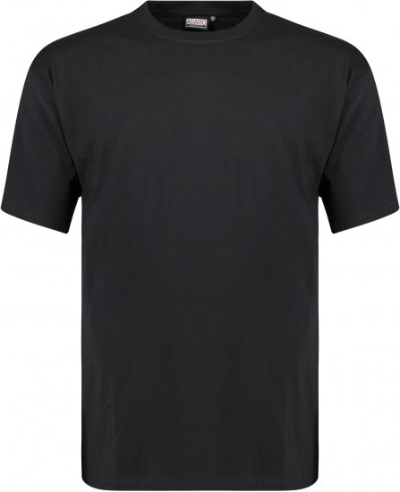 Adamo Bud Regular fit Heavy weight T-shirt Black - Kratke Majice - Moške kratke majice za močnejše postave