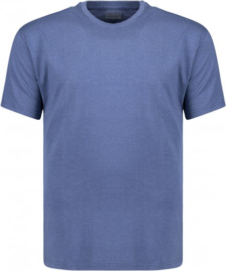 Adamo Kevin Regular fit T-shirt Indigo Blue - Kratke Majice - Moške kratke majice za močnejše postave