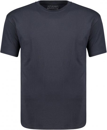 Adamo Kevin Regular fit T-shirt Navy - Kratke Majice - Moške kratke majice za močnejše postave