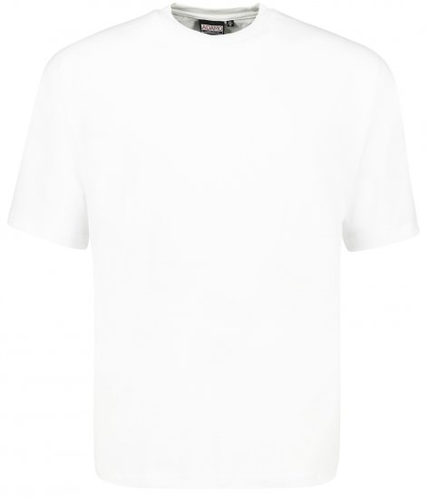 Adamo Magic T-shirt White TALL SIZES - MOŠKA OBLAČILA MT-6XLT - DALJŠI kroji