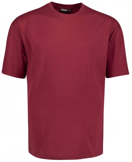 Adamo Magic T-shirt Burgundy TALL SIZES - MOŠKA OBLAČILA MT-6XLT - DALJŠI kroji
