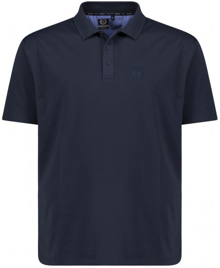 Adamo Picco Technical Sports Polo Navy - Športna & zunanja oblačila - Moška Športna Oblačila za Močnejše postave