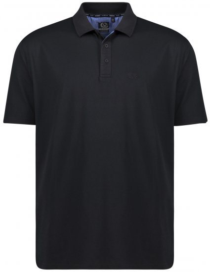 Adamo Picco Technical Sports Polo Black - Športna & zunanja oblačila - Moška Športna Oblačila za Močnejše postave