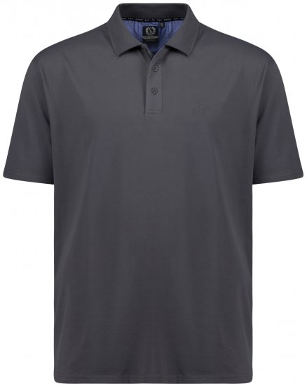 Adamo Picco Technical Sports Polo Charcoal - Športna & zunanja oblačila - Moška Športna Oblačila za Močnejše postave