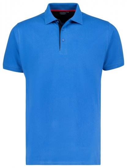 Adamo 139401 Polo majica Svetlo modra - Polo majice - Moške Polo Majice za Močnejše Postave