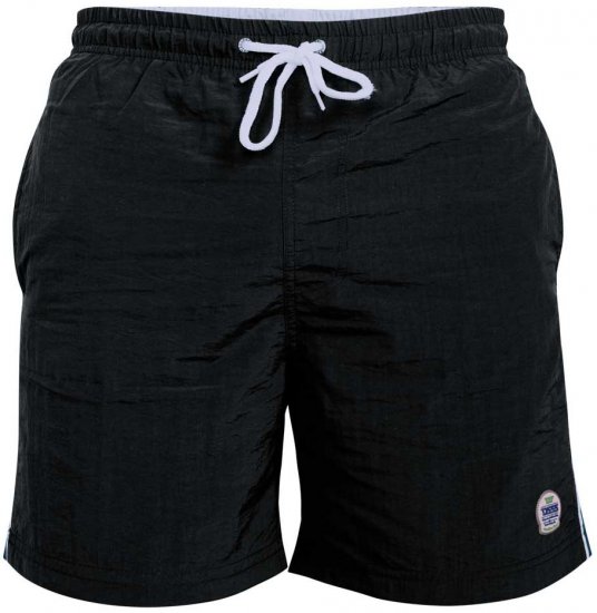 D555 Yarrow Swimshorts Black - Spodnje perilo & kopalne hlače - Moško Spodnje Perilo za močnejše postave