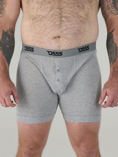 Duke Driver Boxershorts Black, Grey, Navy 3-Pack - Spodnje perilo & kopalne hlače - Moško Spodnje Perilo za močnejše postave