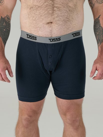 Duke Driver Boxershorts Black, Grey, Navy 3-Pack - Spodnje perilo & kopalne hlače - Moško Spodnje Perilo za močnejše postave