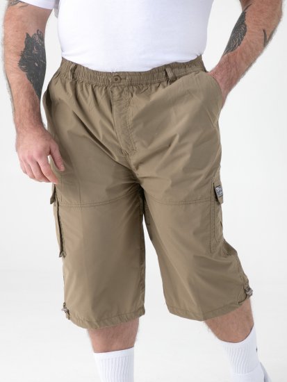 D555 Mason Cargo Shorts Sand - Kratke hlače - Moške Kratke Hlače za Močnejše Postave