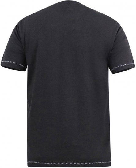 D555 MARTIN Official Batman Printed T-Shirt Washed Black - Kratke Majice - Moške kratke majice za močnejše postave