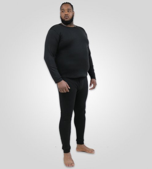 D555 Boston Thermal Long Johns Black - Spodnje perilo & kopalne hlače - Moško Spodnje Perilo za močnejše postave