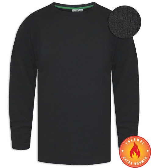 D555 Exeter Thermal Long Sleeve T-Shirt - Spodnje perilo & kopalne hlače - Moško Spodnje Perilo za močnejše postave
