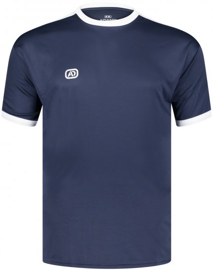 Adamo Marco Technical Sports T-shirt Navy - Športna & zunanja oblačila - Moška Športna Oblačila za Močnejše postave
