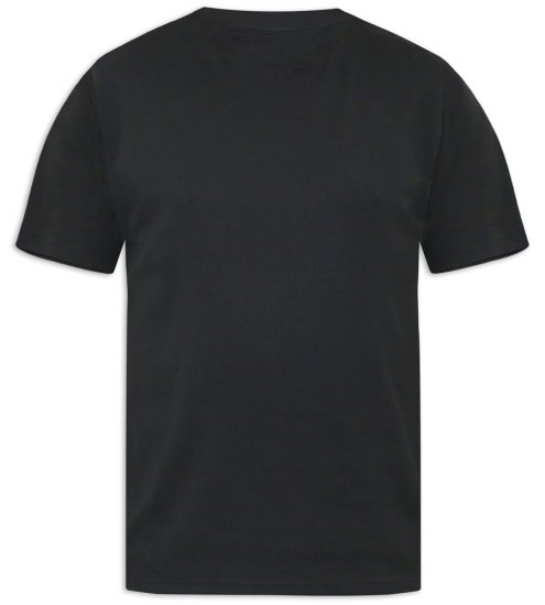D555 Motherwell Thermal Short Sleeve T-Shirt Black - Spodnje perilo & kopalne hlače - Moško Spodnje Perilo za močnejše postave