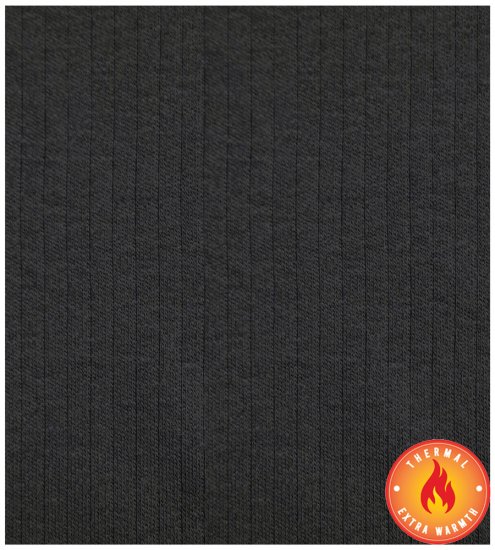D555 Motherwell Thermal Short Sleeve T-Shirt Black - Spodnje perilo & kopalne hlače - Moško Spodnje Perilo za močnejše postave