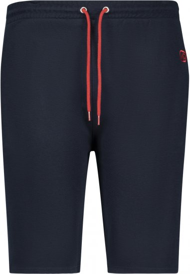 Adamo Marcel Ottoman Sweatshorts Navy - Trenirke & kratke trenirke - Moške Trenirke za Močnejše Postave