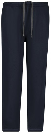 Adamo Athen Sweatpants with Open Hem Navy - Trenirke & kratke trenirke - Moške Trenirke za Močnejše Postave