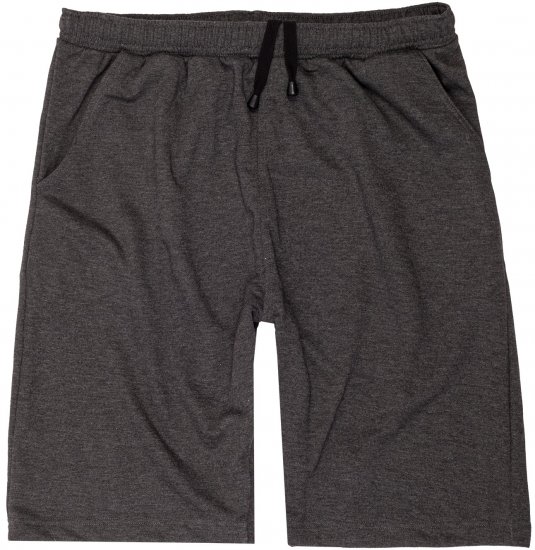 Adamo Athen Sweatshorts Charcoal - Trenirke & kratke trenirke - Moške Trenirke za Močnejše Postave