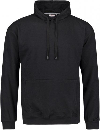 Adamo Athen Hoodie without Zipper Black - Puloverji & jopice - Moški Puloverji & Jopice za Močnejše Postave
