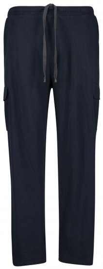 Adamo Athen Sweatpants with Cargo-pocket Navy - Trenirke & kratke trenirke - Moške Trenirke za Močnejše Postave
