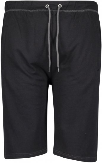 Adamo Moritz Sweatshorts Black - Trenirke & kratke trenirke - Moške Trenirke za Močnejše Postave