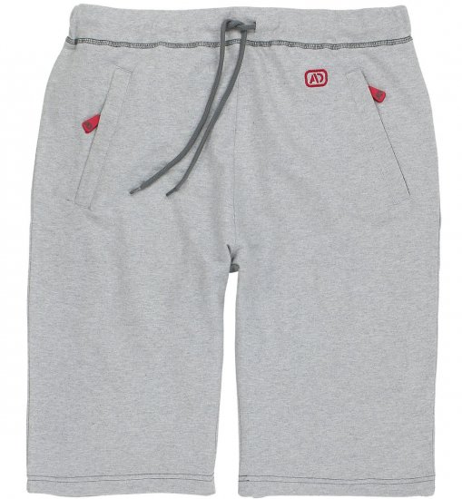 Adamo Moritz Sweatshorts Grey - Trenirke & kratke trenirke - Moške Trenirke za Močnejše Postave