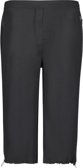 Adamo Oskar Capri Shorts Black - Trenirke & kratke trenirke - Moške Trenirke za Močnejše Postave
