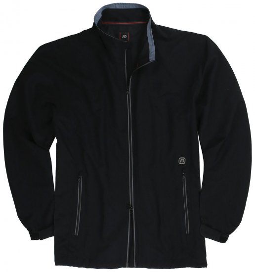 Adamo Oswin Lightweight Fitness Jacket Black - Športna & zunanja oblačila - Moška Športna Oblačila za Močnejše postave