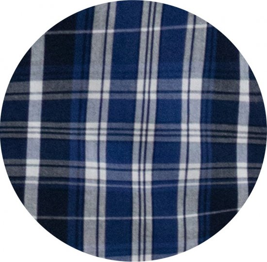 D555 Walsall Button Down Collar Short Sleeve Shirt Navy Shirt - Srajce - Moške srajce za Močnejše Postave