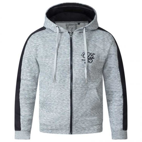 D555 Ronnie Full zip Hoodie - Puloverji & jopice - Moški Puloverji & Jopice za Močnejše Postave