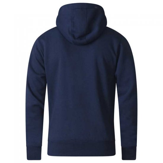 D555 Lorenzo Half zip Hoodie Navy - Puloverji & jopice - Moški Puloverji & Jopice za Močnejše Postave
