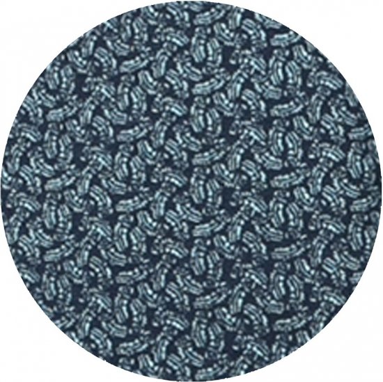D555 Woolwich AOP Polo Shirt With Ribbed Collar Blue - Polo majice - Moške Polo Majice za Močnejše Postave