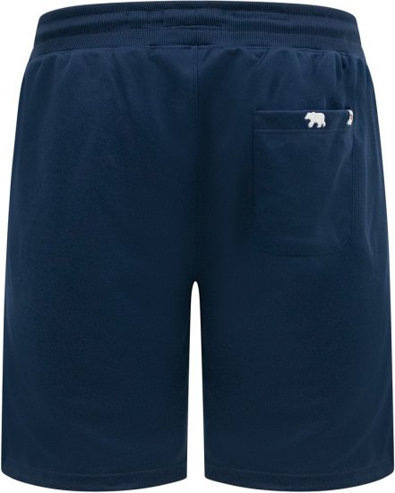 D555 Spalding Elasticated Waist Interlock Shorts Navy - Trenirke & kratke trenirke - Moške Trenirke za Močnejše Postave