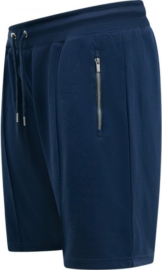 D555 Spalding Elasticated Waist Interlock Shorts Navy - Trenirke & kratke trenirke - Moške Trenirke za Močnejše Postave