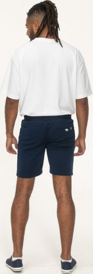 D555 Spalding Elasticated Waist Interlock Shorts Navy - Trenirke & kratke trenirke - Moške Trenirke za Močnejše Postave
