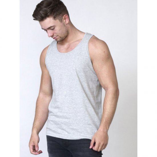 D555 Fabio Tanktop Grey - Kratke Majice - Moške kratke majice za močnejše postave