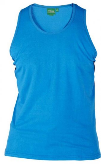 D555 Fabio Tanktop Blue - Kratke Majice - Moške kratke majice za močnejše postave