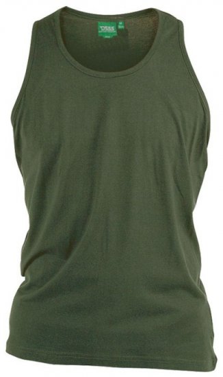 D555 Fabio Tanktop Khaki - Kratke Majice - Moške kratke majice za močnejše postave