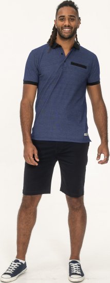 D555 Newcastle Polo Shirt Grey - Polo majice - Moške Polo Majice za Močnejše Postave