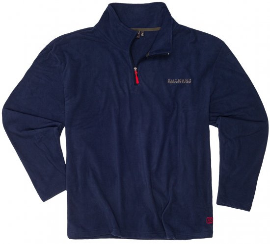Adamo Vancouver Fleece Sweater Navy - Športna & zunanja oblačila - Moška Športna Oblačila za Močnejše postave