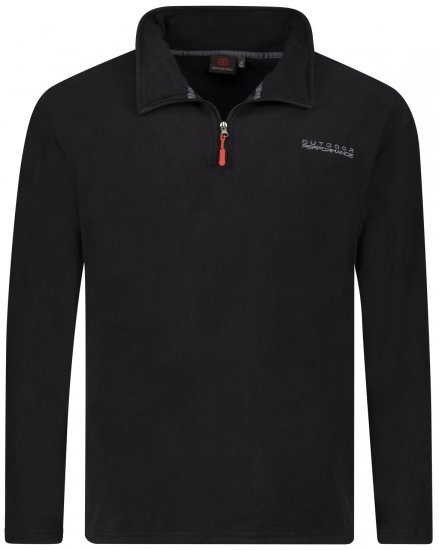 Adamo Vancouver Fleece Sweater Black - Športna & zunanja oblačila - Moška Športna Oblačila za Močnejše postave