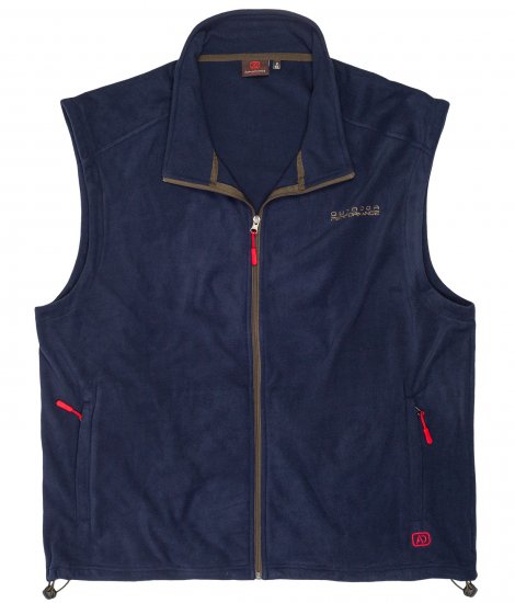 Adamo Montreal Fleece Vest Navy - Športna & zunanja oblačila - Moška Športna Oblačila za Močnejše postave