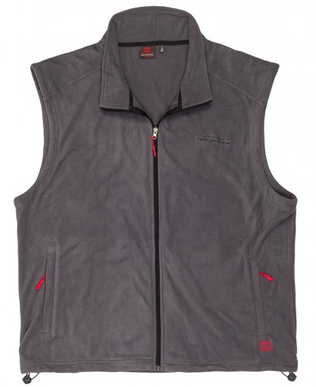 Adamo Montreal Fleece Vest Grey - Športna & zunanja oblačila - Moška Športna Oblačila za Močnejše postave