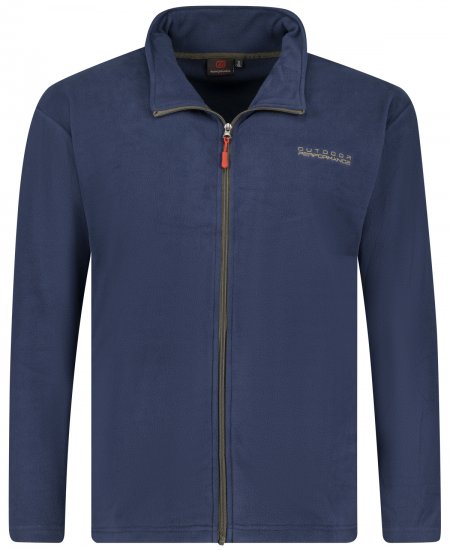 Adamo Toronto Fleece Jacket Navy - Športna & zunanja oblačila - Moška Športna Oblačila za Močnejše postave