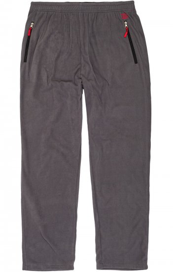 Adamo Ottawa Fleece Pants Grey - Športna & zunanja oblačila - Moška Športna Oblačila za Močnejše postave