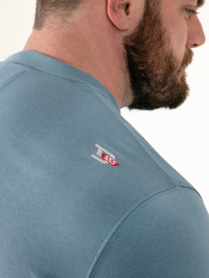 D555 Miller Bearded Skull Majica s Potiskom - Kratke Majice - Moške kratke majice za močnejše postave