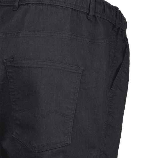 Adamo 199112 Kavbojke z elastičnim pasom Črna - Kavbojke & hlače - Moške Kavbojke in Hlače za Močnejše Postave